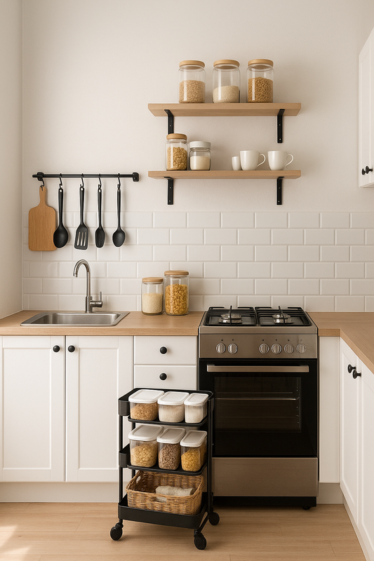 7 Simple Tips to Organize a Small Kitchen Without Losing Space