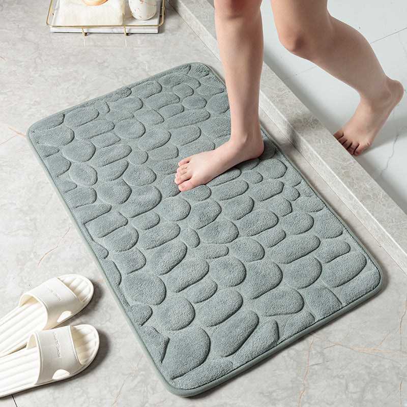 Luxury Bathroom Mat – Memory Foam Floor Rug with Anti-Slip Backing