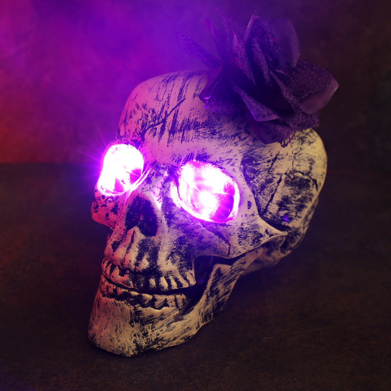 Halloween Skull Arm Stake Lights – Solar & Battery Powered Outdoor Decorations