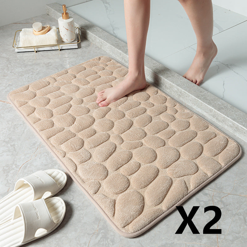 Luxury Bathroom Mat – Memory Foam Floor Rug with Anti-Slip Backing
