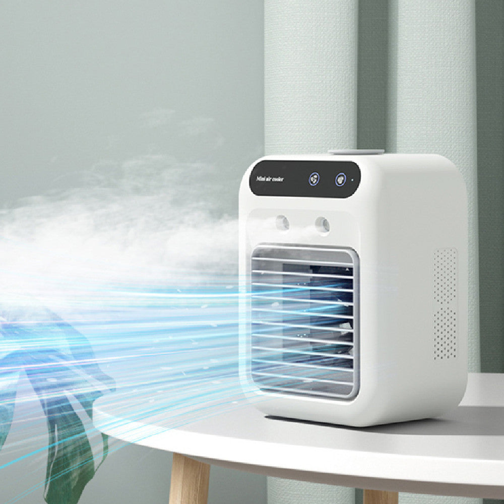 Portable Air Conditioner Fan – USB Mini Cooling Device with Atomization
