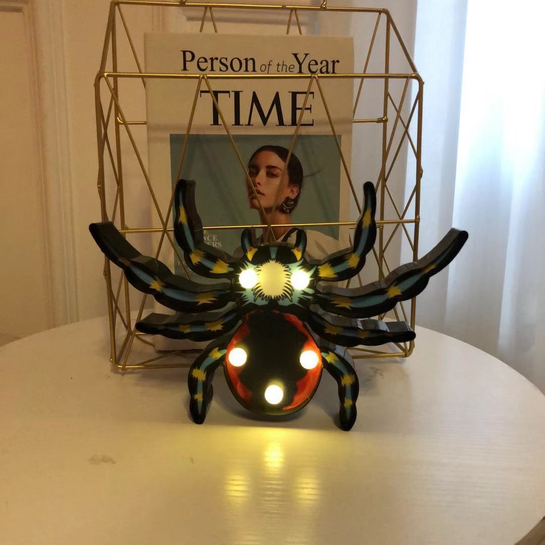 Halloween Decorative Night Light – Pumpkin, Skull, Bat & Spider (AA Battery)