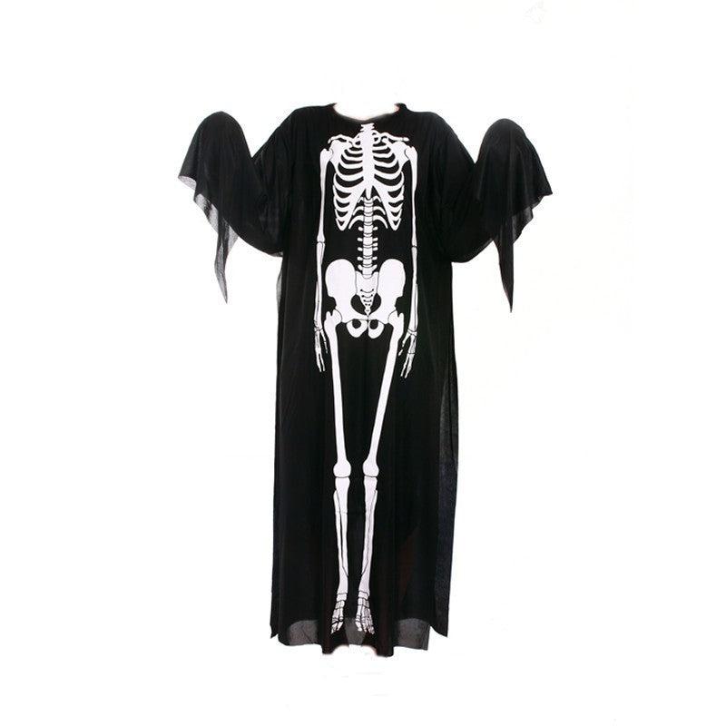 Halloween Skeleton Ghost Suit – Scary Costume for Adults & Children