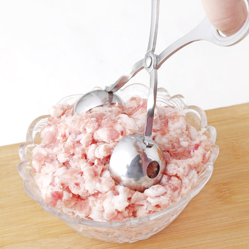 Meatball Maker Spoon – Stainless Steel Ball Shaper for Meat, Fish, Rice & Cake