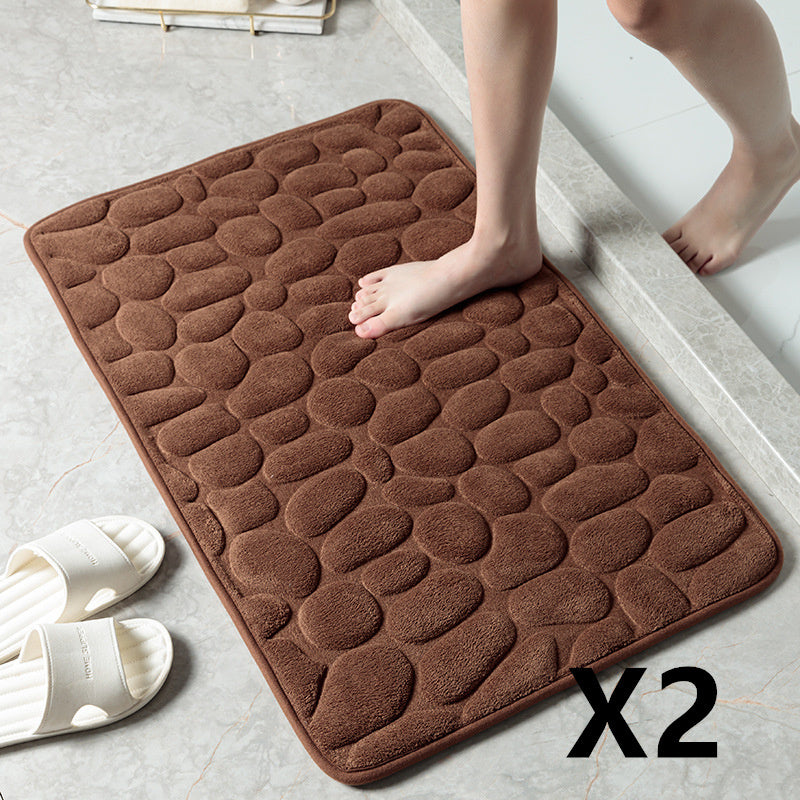 Luxury Bathroom Mat – Memory Foam Floor Rug with Anti-Slip Backing