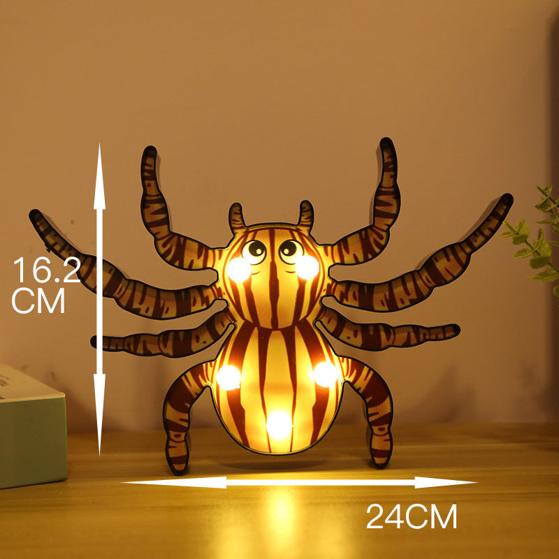 Halloween Decorative Night Light – Pumpkin, Skull, Bat & Spider (AA Battery)