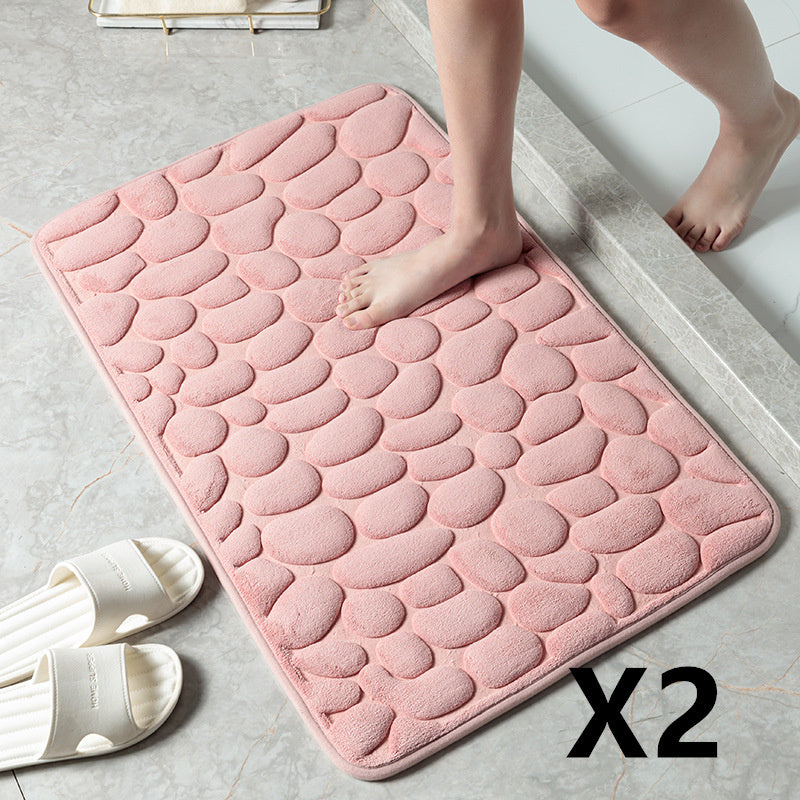 Luxury Bathroom Mat – Memory Foam Floor Rug with Anti-Slip Backing