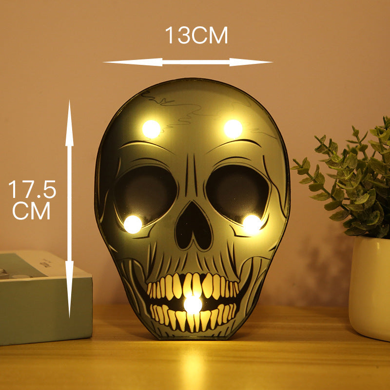 Halloween Decorative Night Light – Pumpkin, Skull, Bat & Spider (AA Battery)