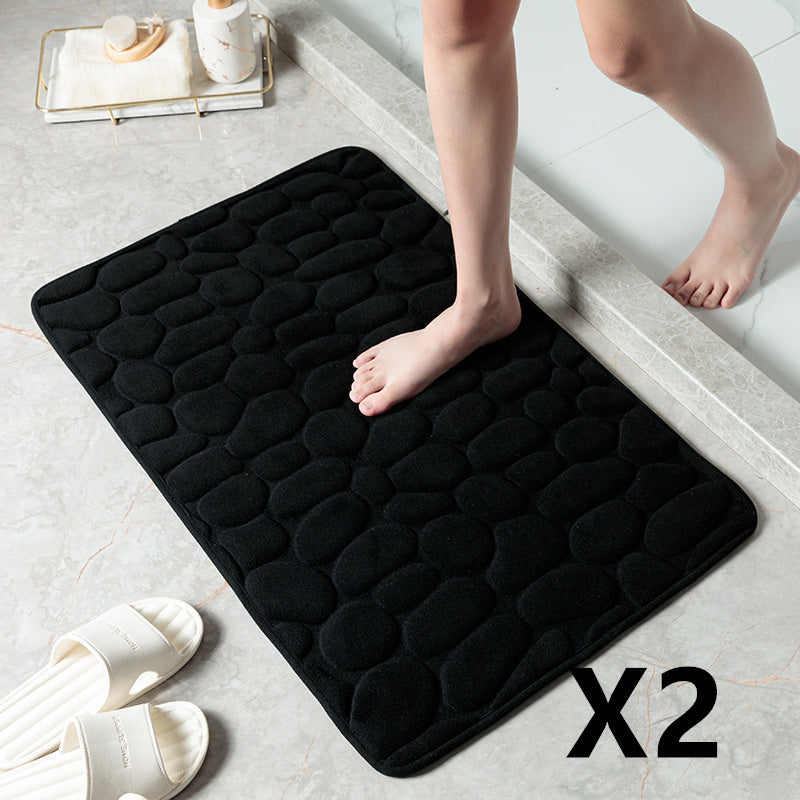 Luxury Bathroom Mat – Memory Foam Floor Rug with Anti-Slip Backing