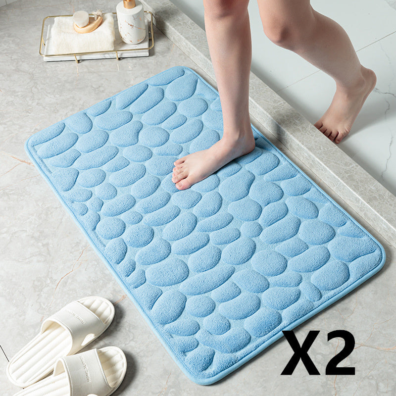 Luxury Bathroom Mat – Memory Foam Floor Rug with Anti-Slip Backing