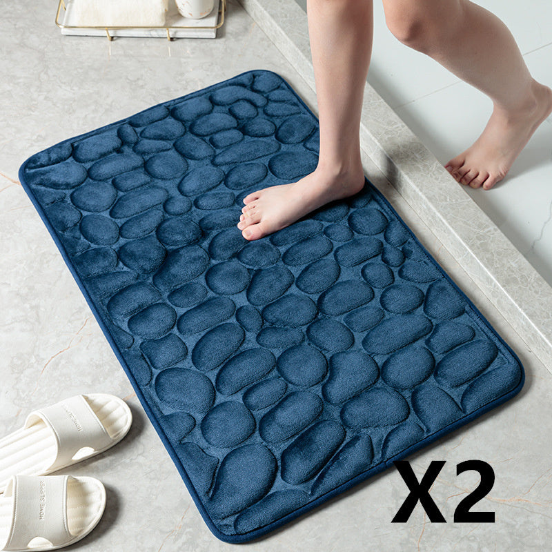 Luxury Bathroom Mat – Memory Foam Floor Rug with Anti-Slip Backing