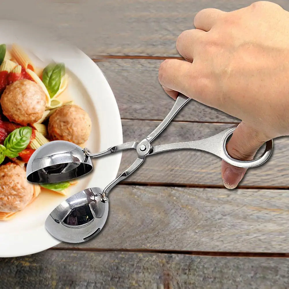 Meatball Maker Spoon – Stainless Steel Ball Shaper for Meat, Fish, Rice & Cake