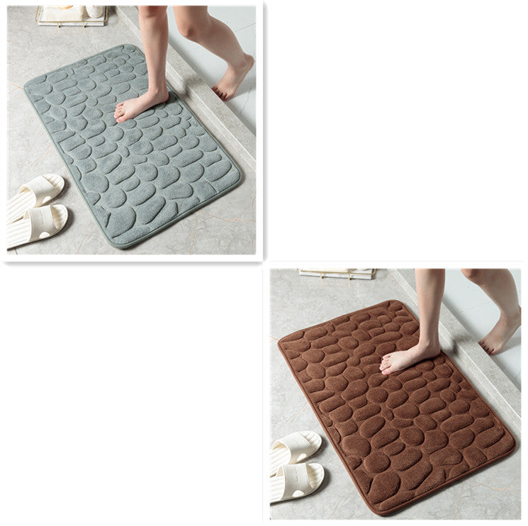 Luxury Bathroom Mat – Memory Foam Floor Rug with Anti-Slip Backing