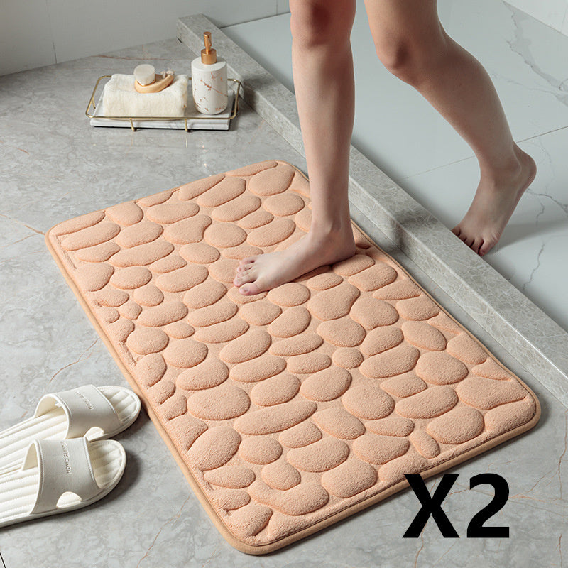 Luxury Bathroom Mat – Memory Foam Floor Rug with Anti-Slip Backing