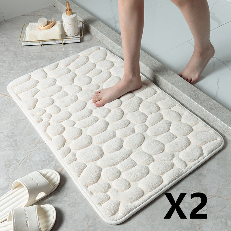 Luxury Bathroom Mat – Memory Foam Floor Rug with Anti-Slip Backing
