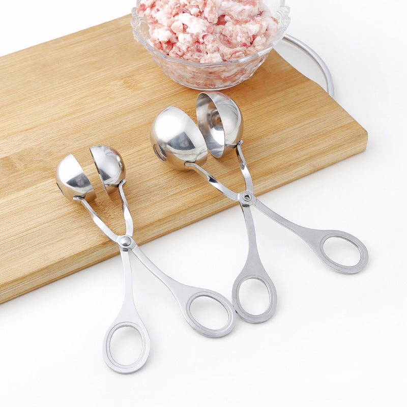 Meatball Maker Spoon – Stainless Steel Ball Shaper for Meat, Fish, Rice & Cake