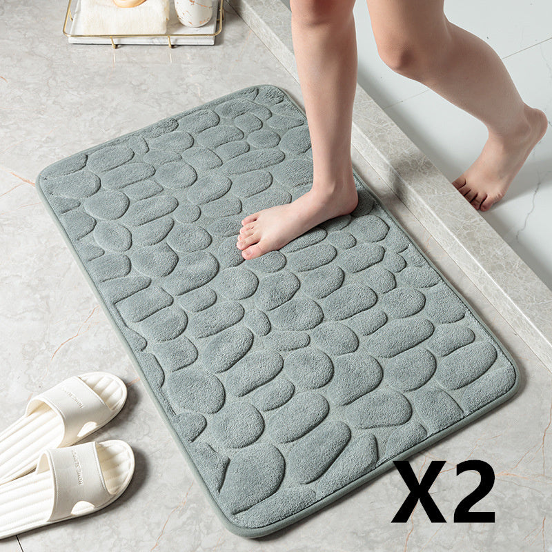 Luxury Bathroom Mat – Memory Foam Floor Rug with Anti-Slip Backing