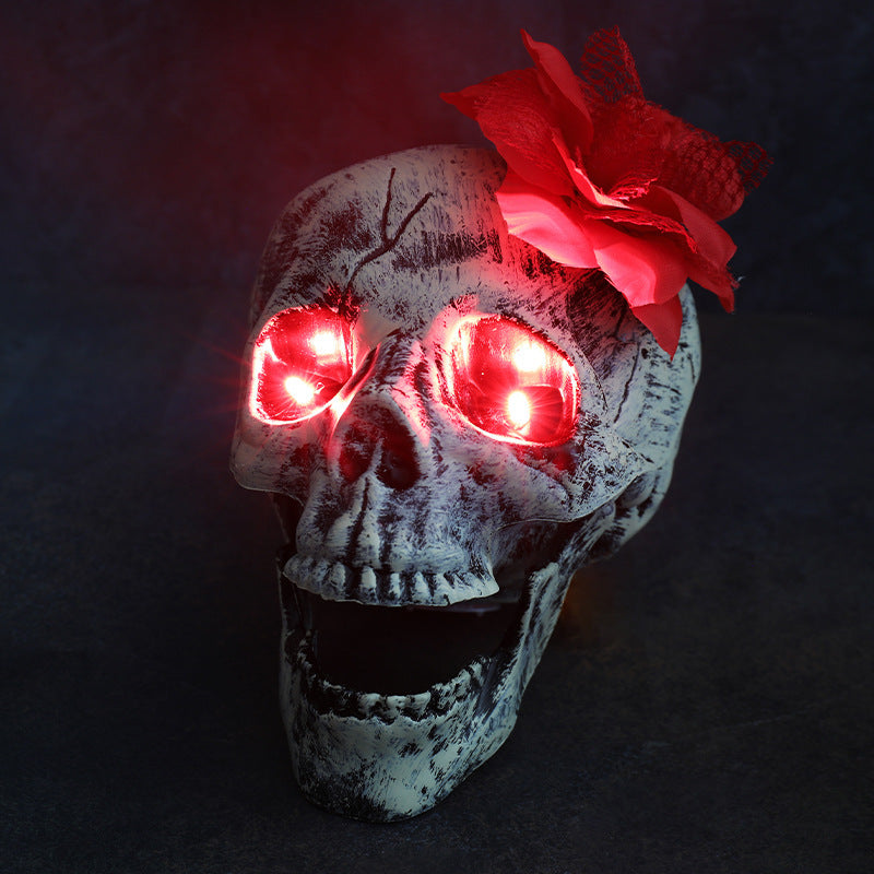 Halloween Skull Arm Stake Lights – Solar & Battery Powered Outdoor Decorations