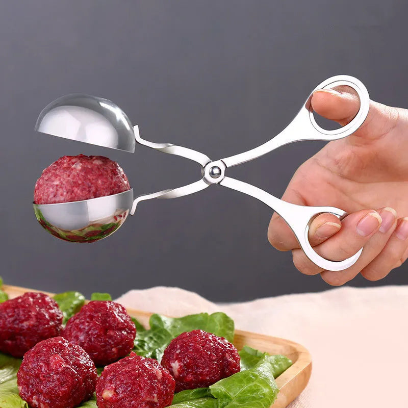 Meatball Maker Spoon – Stainless Steel Ball Shaper for Meat, Fish, Rice & Cake