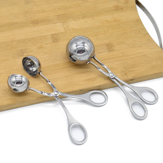 Meatball Maker Spoon – Stainless Steel Ball Shaper for Meat, Fish, Rice & Cake