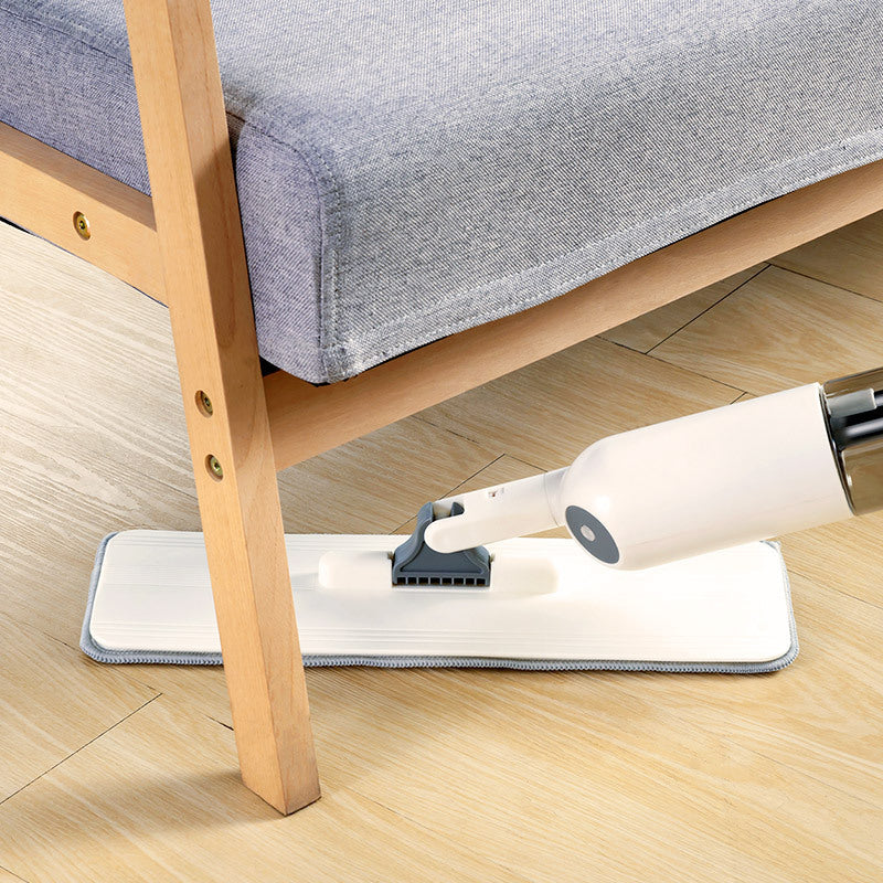 360° Rotating Flat Mop – Stainless Steel Handle & Microfiber Mop Head