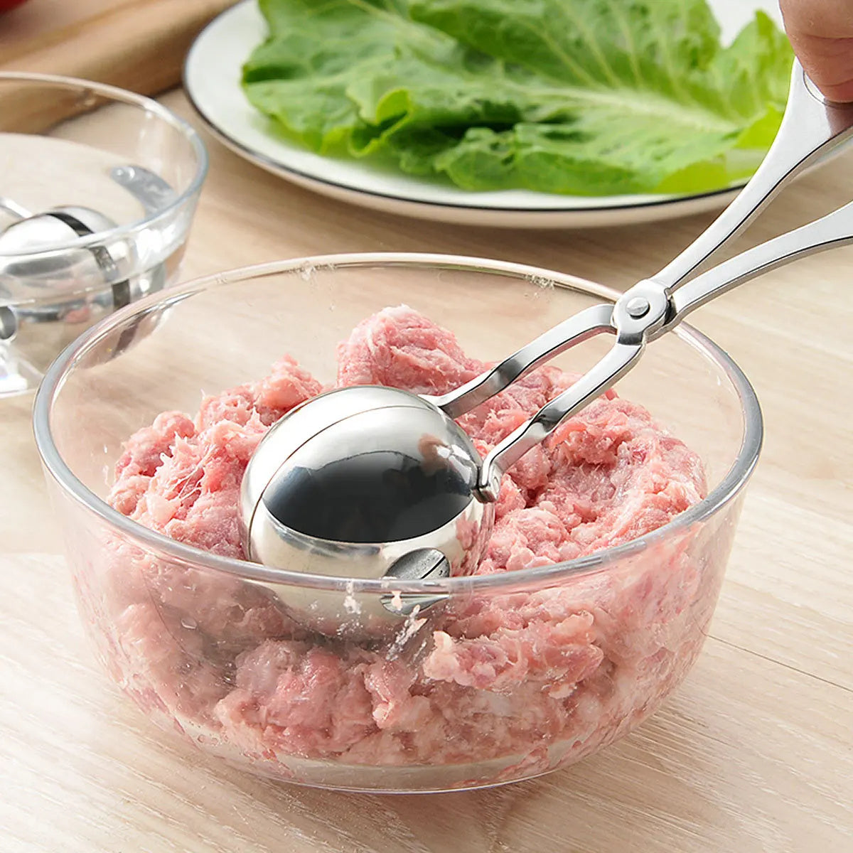 Meatball Maker Spoon – Stainless Steel Ball Shaper for Meat, Fish, Rice & Cake