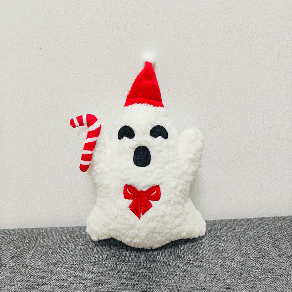 Halloween Cute Ghost Plush Pillow – Oversized Stuffed Toy for Kids & Adults