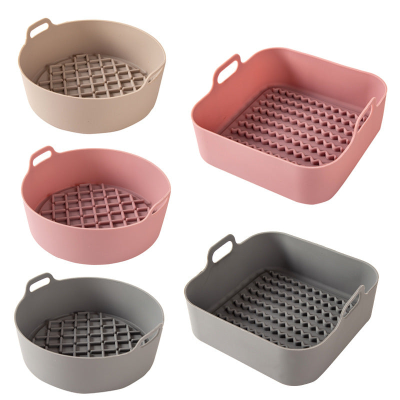 Reusable Silicone Air Fryer Liner – Non-Stick, Heat Resistant & Dishwasher Safe Tray