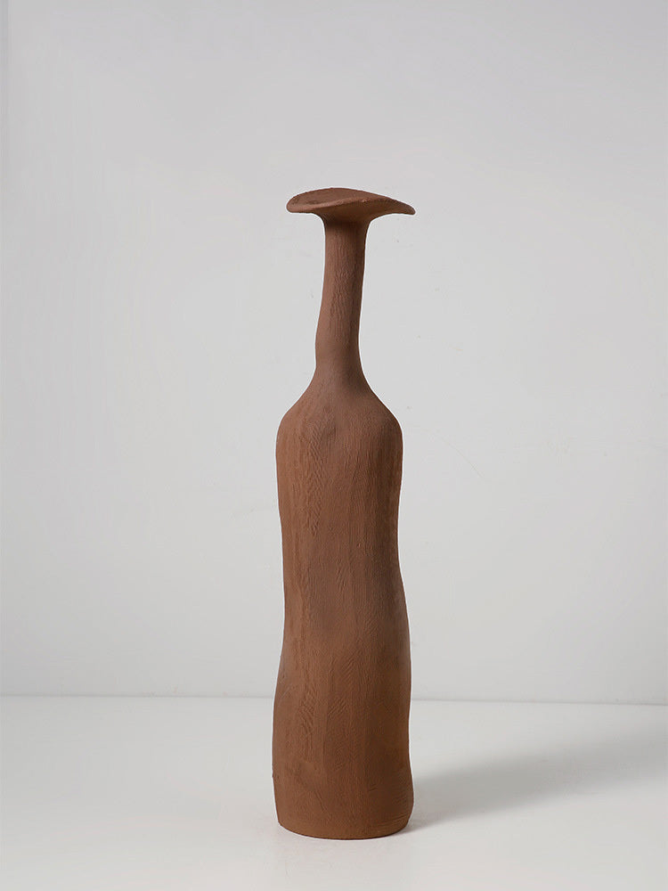 Elegant Morandi Ceramic Vase – Modern Decorative Flower Vase for Living Room