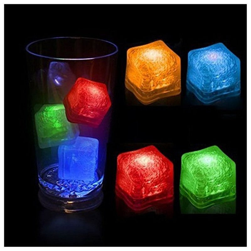 LED Light Ice Cubes – Food-Grade Luminous Drink Lights for Parties