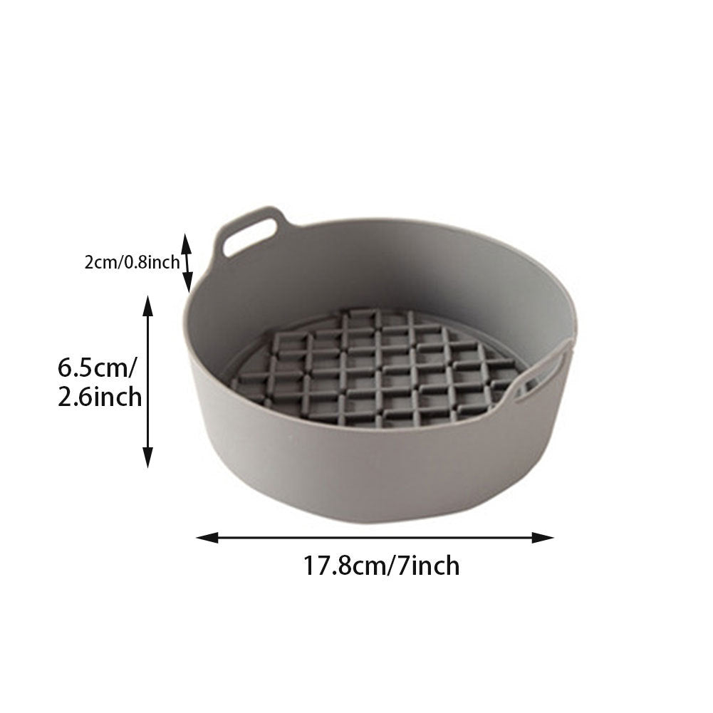 Reusable Silicone Air Fryer Liner – Non-Stick, Heat Resistant & Dishwasher Safe Tray