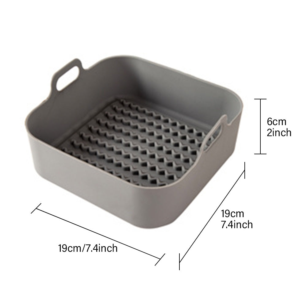 Reusable Silicone Air Fryer Liner – Non-Stick, Heat Resistant & Dishwasher Safe Tray