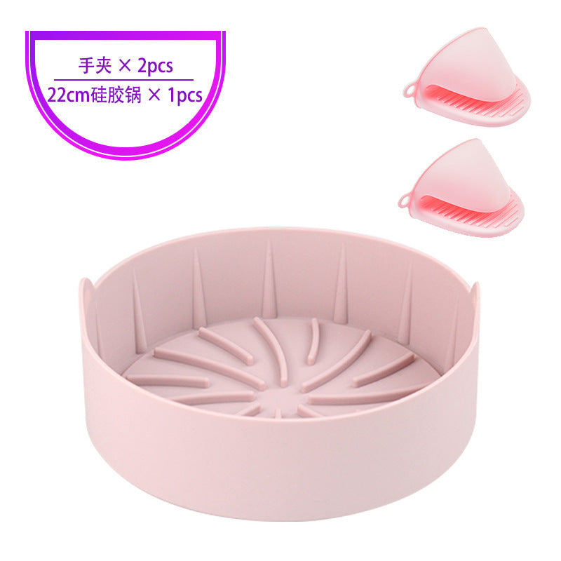 Reusable Silicone Air Fryer Liner – Non-Stick, Heat Resistant & Dishwasher Safe Tray
