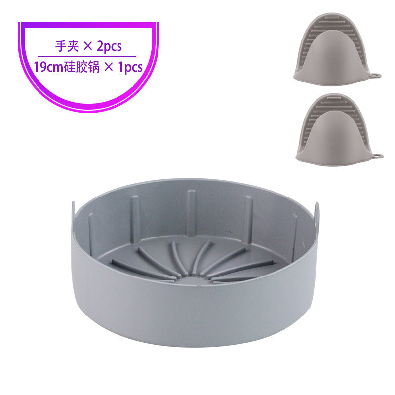 Reusable Silicone Air Fryer Liner – Non-Stick, Heat Resistant & Dishwasher Safe Tray