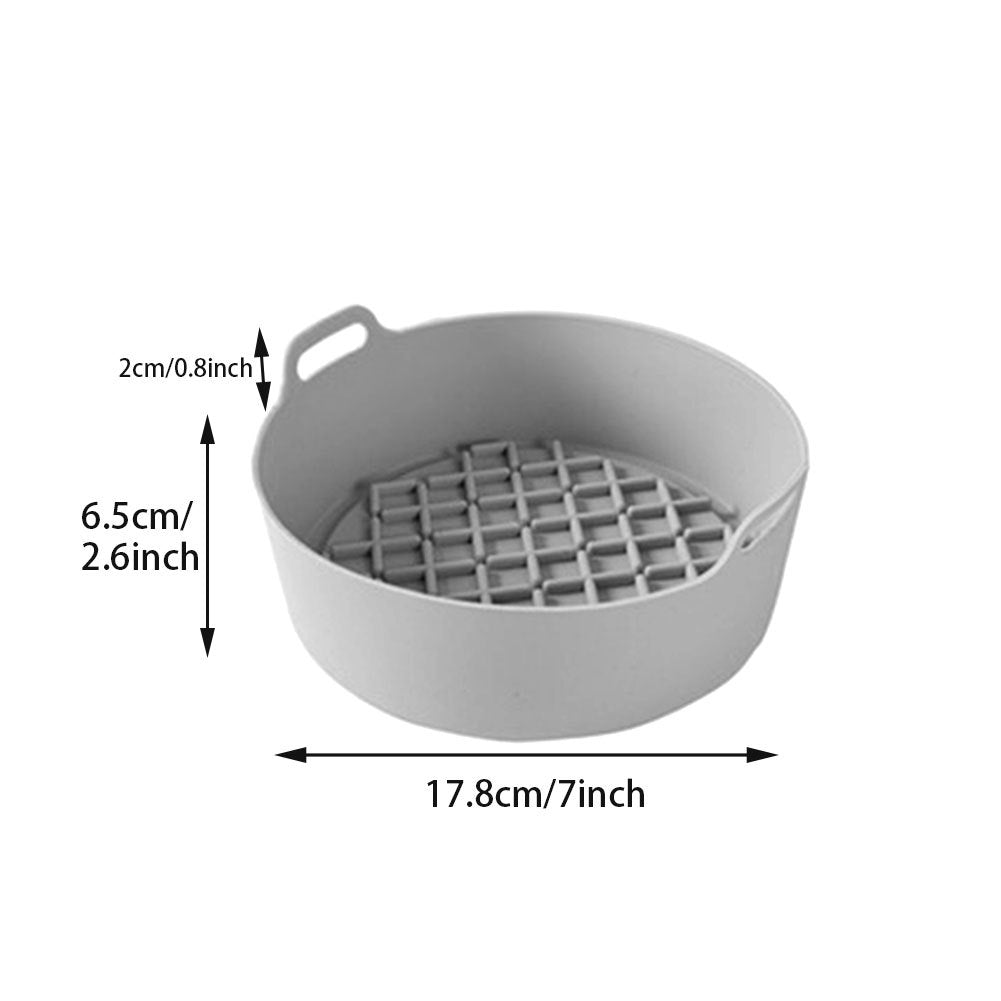 Reusable Silicone Air Fryer Liner – Non-Stick, Heat Resistant & Dishwasher Safe Tray