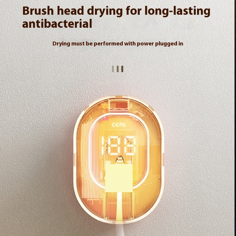 Wall-Mounted UV Toothbrush Sterilizer – Punch-Free Electric Toothbrush Rack