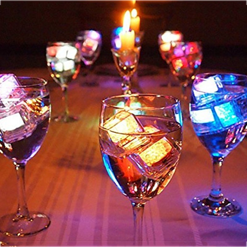 LED Light Ice Cubes – Food-Grade Luminous Drink Lights for Parties