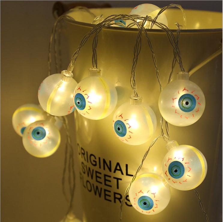 Halloween Skull LED String Lights – Spooky Party & Home Décor