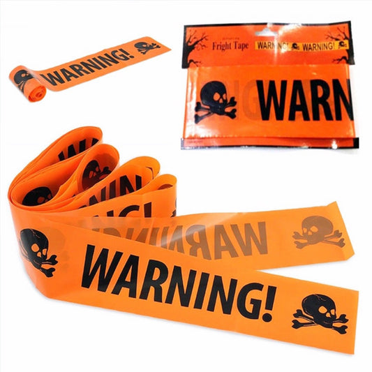 Halloween Commercial Safety Isolation Belt – Durable Plastic Barrier for Events & Public Spaces