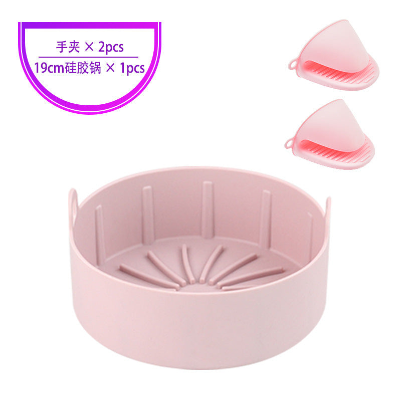 Reusable Silicone Air Fryer Liner – Non-Stick, Heat Resistant & Dishwasher Safe Tray