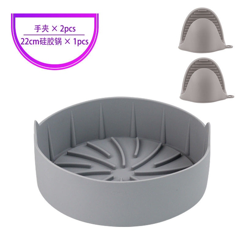 Reusable Silicone Air Fryer Liner – Non-Stick, Heat Resistant & Dishwasher Safe Tray