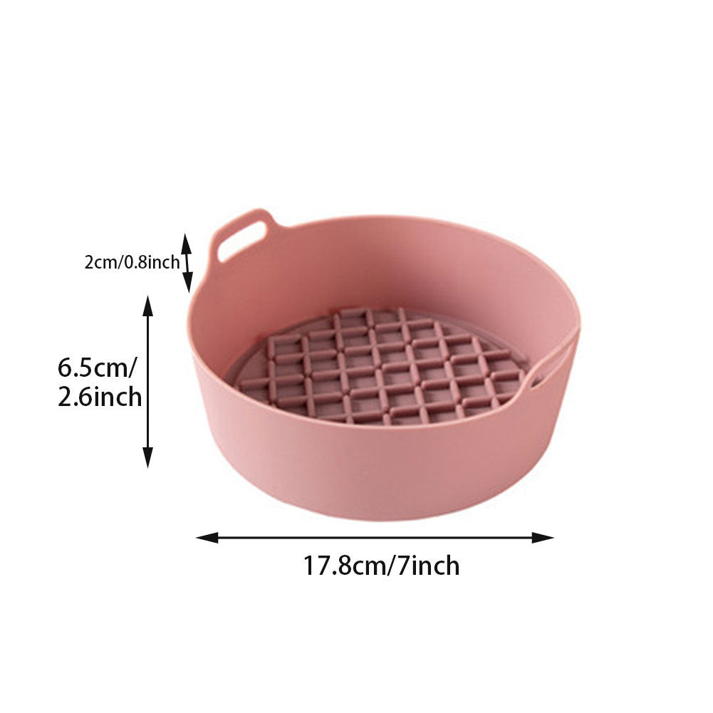 Reusable Silicone Air Fryer Liner – Non-Stick, Heat Resistant & Dishwasher Safe Tray